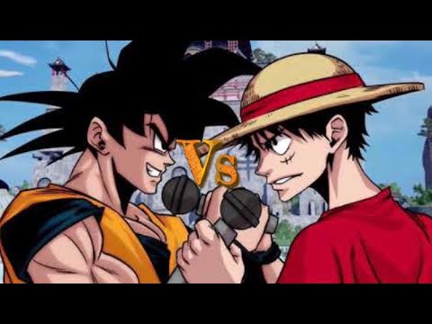 Luffy vs Goku rap battle rush manga