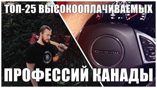 Самые высокооплачиваемые профессии Канады / Топ 25 профессий Канады