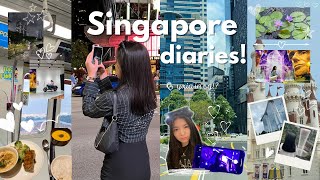 singapore vlog 🇸🇬🏙️💐 | gardens by the bay, universal studios, orchard road, merlion & many more!