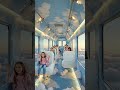 Cloud &amp; Sky Themed Train 🍭 Would you like to ride #train #travel #candy #funny #Cloud &amp; Sky Themed