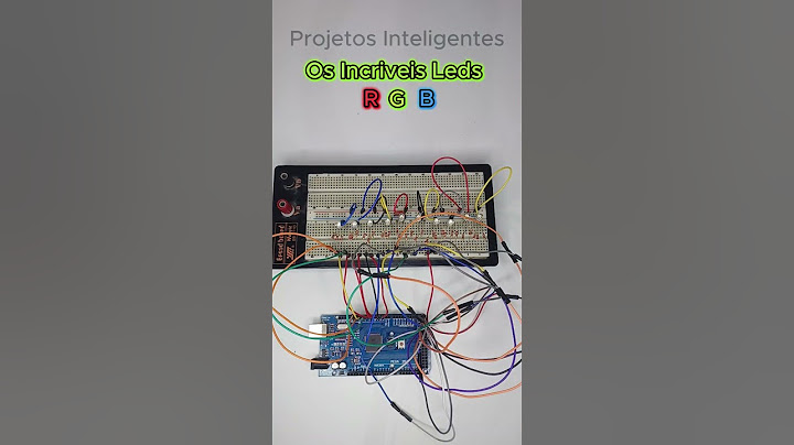 O poder dos leds RGB #learning  #arduino  #tips  #dicas