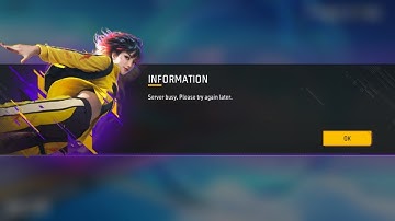 Server Busy Problem Free Fire | Network Connection Error Free Fire | Timeout Problem Free Fire