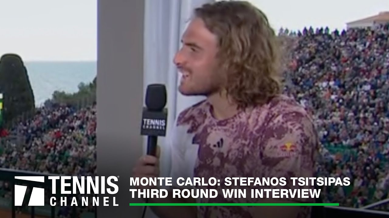 Stefanos Tsitsipas Thriving at Home Tournament 2023 Monte Carlo Third Round