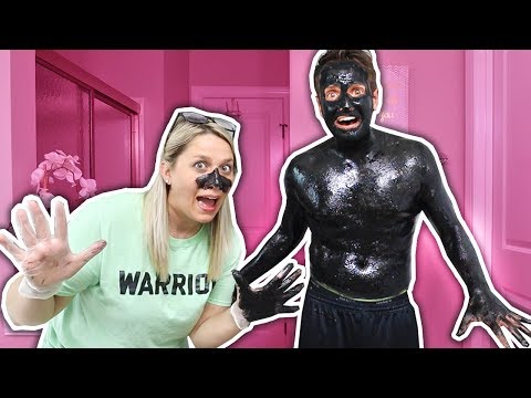 FULL BODY CHARCOAL MASK! *GONE WRONG*