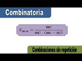 Combinatoria: COMBINACIONES SIN REPETICIÓN.