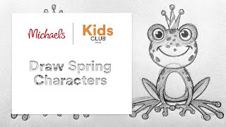 Kids Club Online: Learn How To Draw Spring Characters! | Michaels screenshot 5