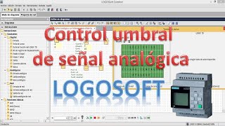 Logosoft - Controlling an analog input using a threshold value, Temperature Controller screenshot 5