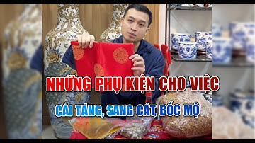 Những phụ kiện cho việc cải táng, sang cát, bốc mộ cho người đã khuất. Xưởng tiểu sành Bát Tràng