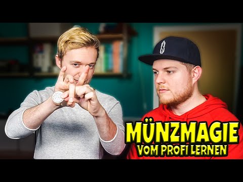 Ich lerne MÜNZENTRICKS vom WELTMEISTER | mit @Marc Weide