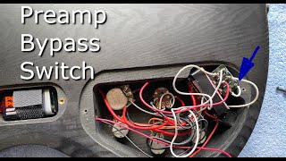 Adding a Passive/Active Switch to my LTD Bass - YouTube