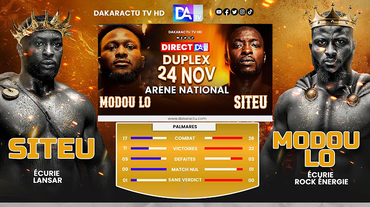 [🛑 DIRECT] Arene Nationale : Modou Lo Vs Siteu : Suivez  le choc De la Couronne avec Bour Guewele