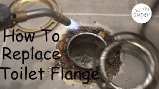 How to Replace Toilet Flange - DIY