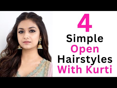 5 Traditional Simple Hairstyle On Kurti | Raisin