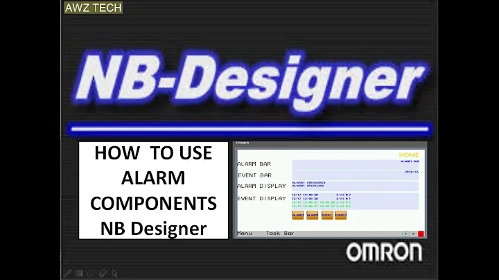 ALARM AND EVENT  CONFIGURATION NB Designer