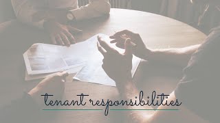 What are Santa Cruz Tenants Responsible For in a Rental Property?