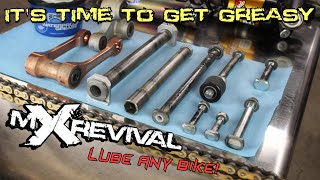 HOW TO // Take Apart & Grease Your Dirt Bike Bearings & Linkage - Lubricate your Motorcycle Chassis