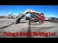 Fixing Potholes In A Gravel Parking Lot