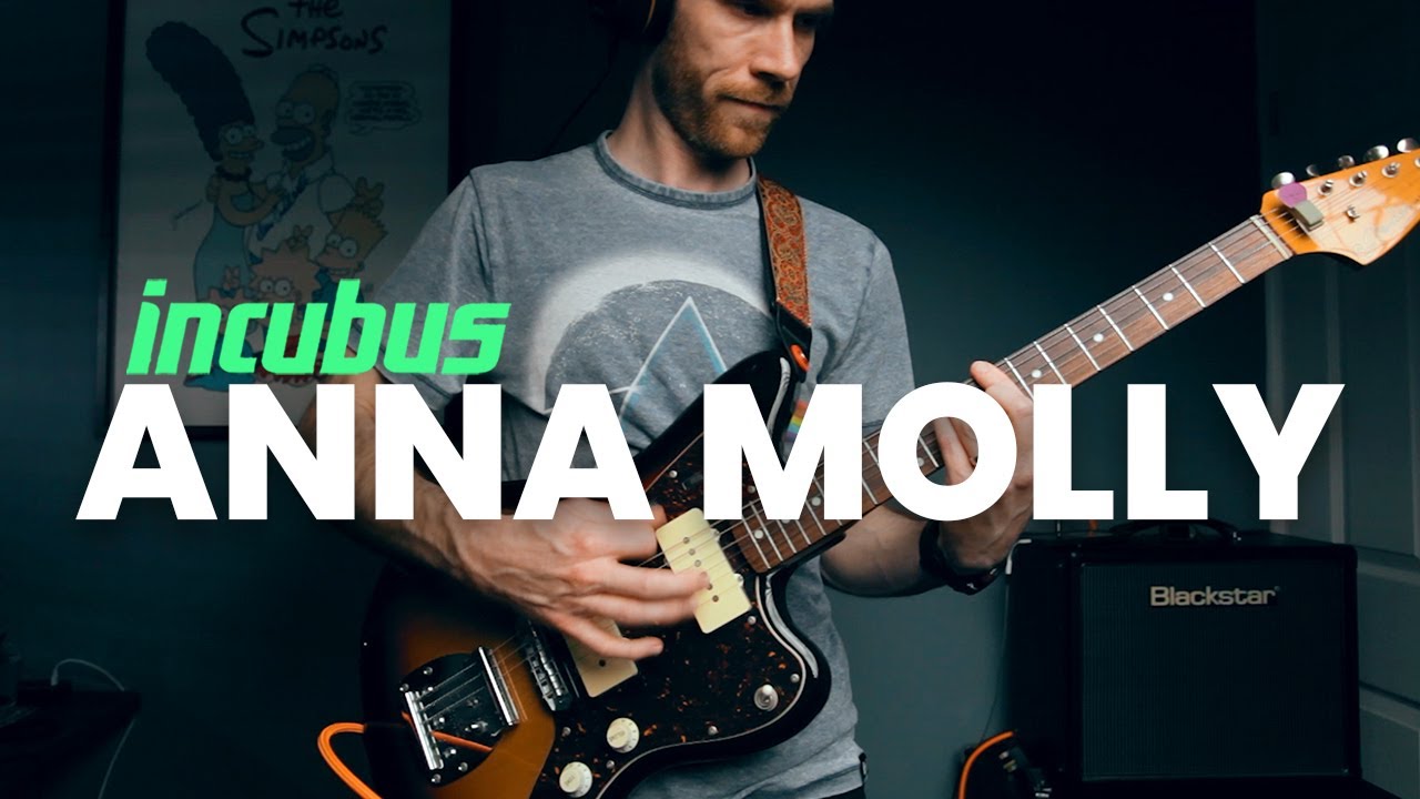 Incubus   ANNA MOLLY guitar cover with pedal settings  How to sound like Mike Einziger