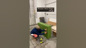 Floating cabinet with French cleat #customfurniture #customfurnituremaker #cabinetdoors