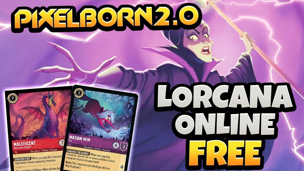Play Disney Lorcana Free Online New Pixelborn! Play Disney Lorcana Free Online New Pixelborn!