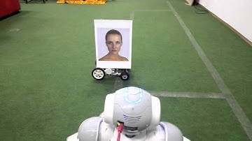 Tracking and following a person by NAO 3