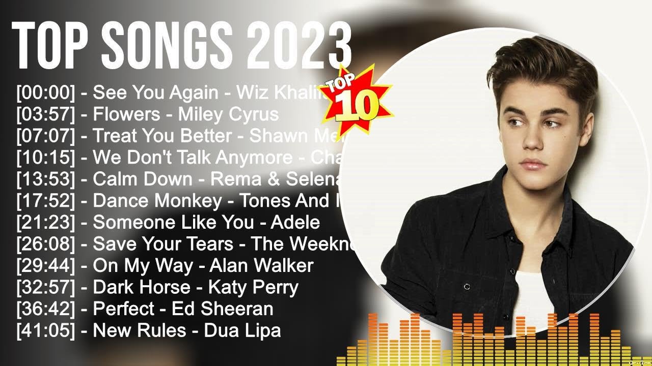 Top Songs 2023 🍃 Maroon 5, Justin Bieber, Clean Bandit, Bruno Mars, Rihanna, Miley Cyrus