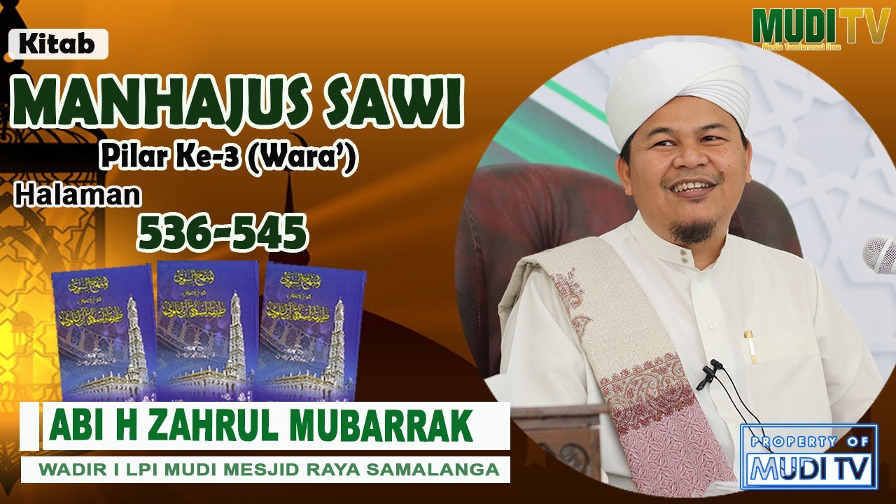 24.ABI MUDI | Manhaj As-Sawi Halaman 536-545 (FULL) (28-04-2020)