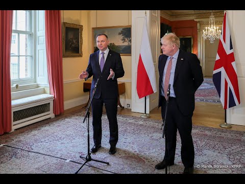 Wypowiedzi dla mediów Prezydenta Andrzeja Dudy i Premiera Wielkiej Brytanii