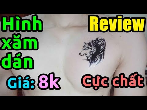 Video Trên tay hình xăm Sói giống thật 100% (chỉ 8k biến... - youtube