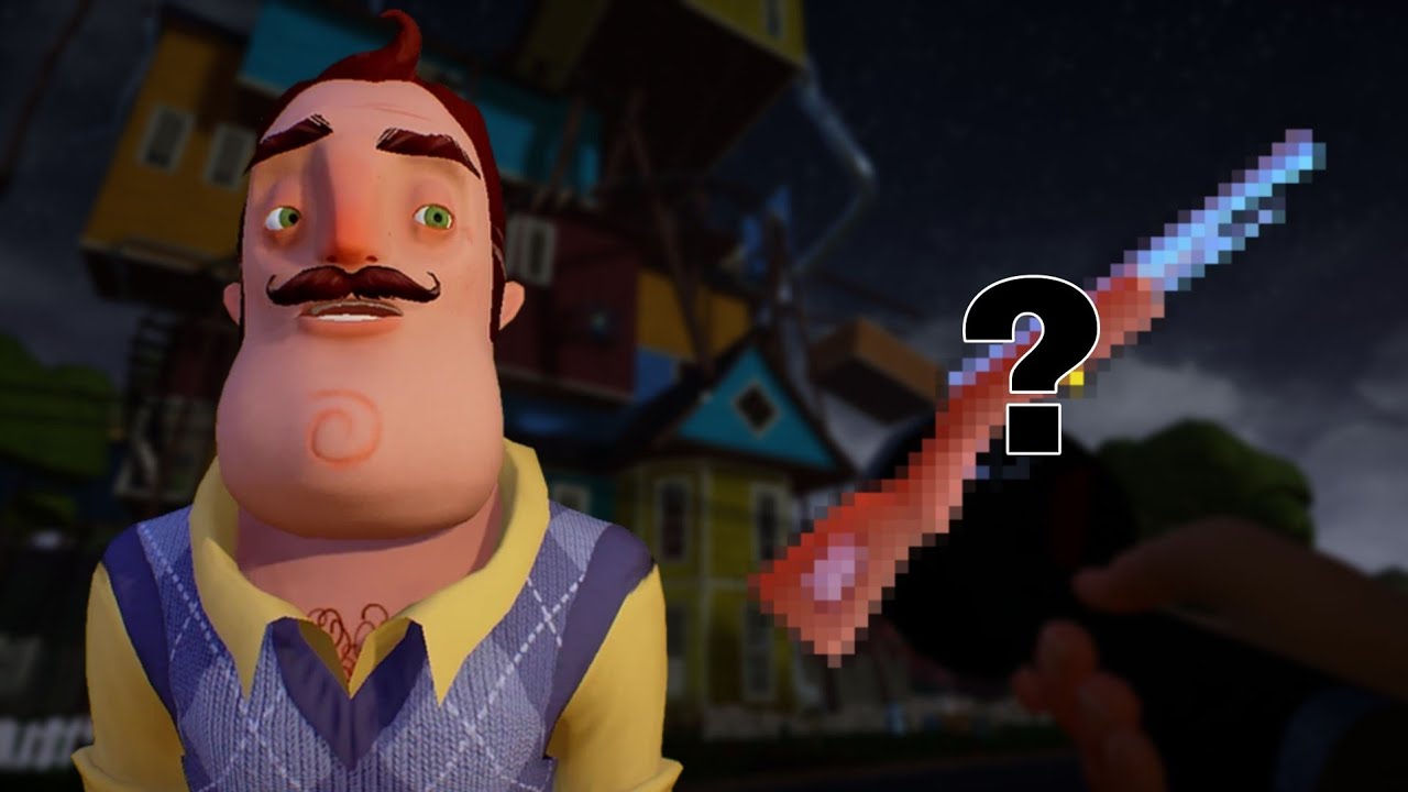 Je Débloque Enfin Le Gun Du Voisin - Hello Neighbor - YouTube