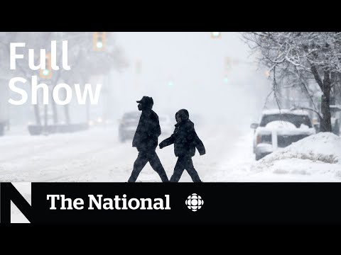 CBC News: The National | Spring blizzard, Interest rate hike, Juno Beach condos