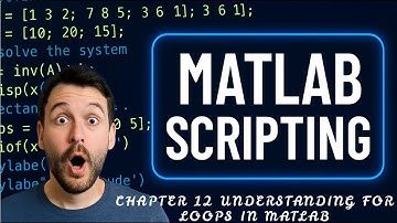MATLAB for loop statements Chapter 12