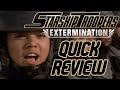 Starship Troopers: Extermination QUICK REVIEW