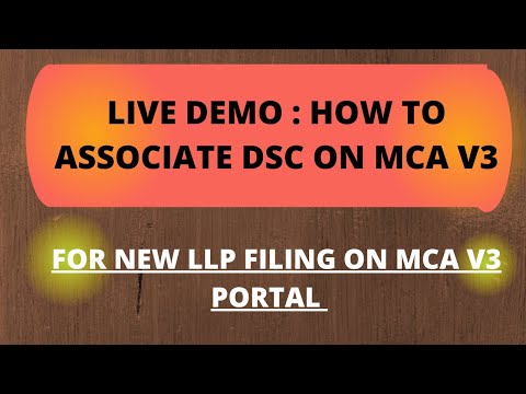 Live Demo : How to Associate DSC on the MCA portal?|| MCA21-V3 UPDATE|| By CS Manisha Sharma