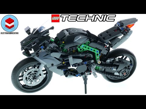 Видео: LEGO Technic 42170 Kawasaki Ninja H2R Motorcycle – LEGO Speed Build Review