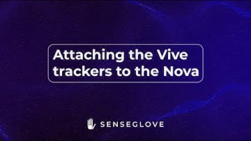 How to attach Vive trackers to your Nova VR gloves