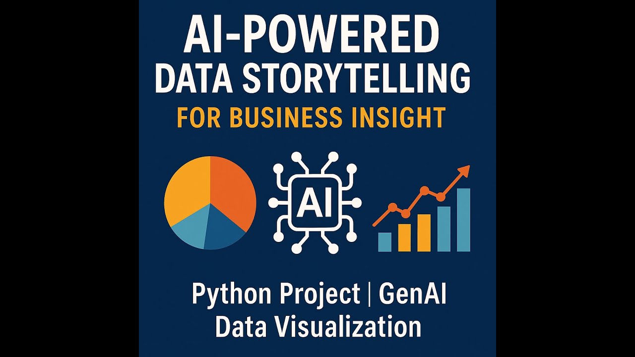 AI-Powered Data Storytelling for Business Insight, Python Project, GenAI project, Data Visualization
