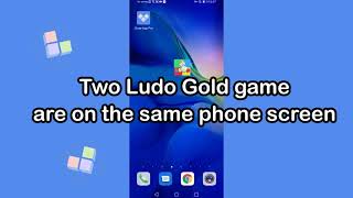 Play two Ludo Gold at the same time on any Android phone, split screen game screenshot 5