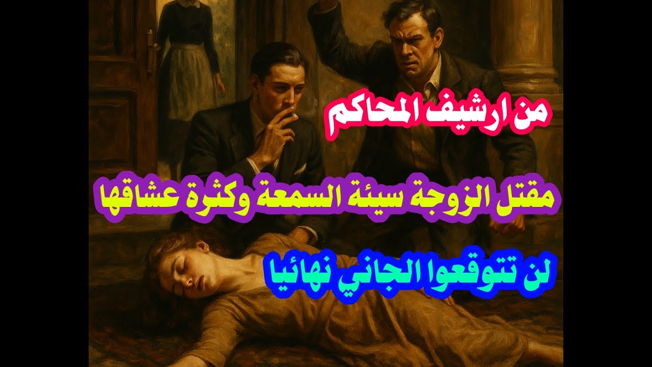 من ارشيف المحاكم حل لغز مقتل الزوجة سيئة السمعة بعد تسابق العشاق عليها والقاتل لن تتوقعوه نهائيا