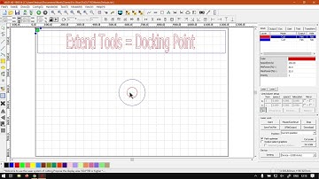 TruCUT RDWorks the Origin with a Docking Point (Part 9) Extended Tool Bar Mini-Series