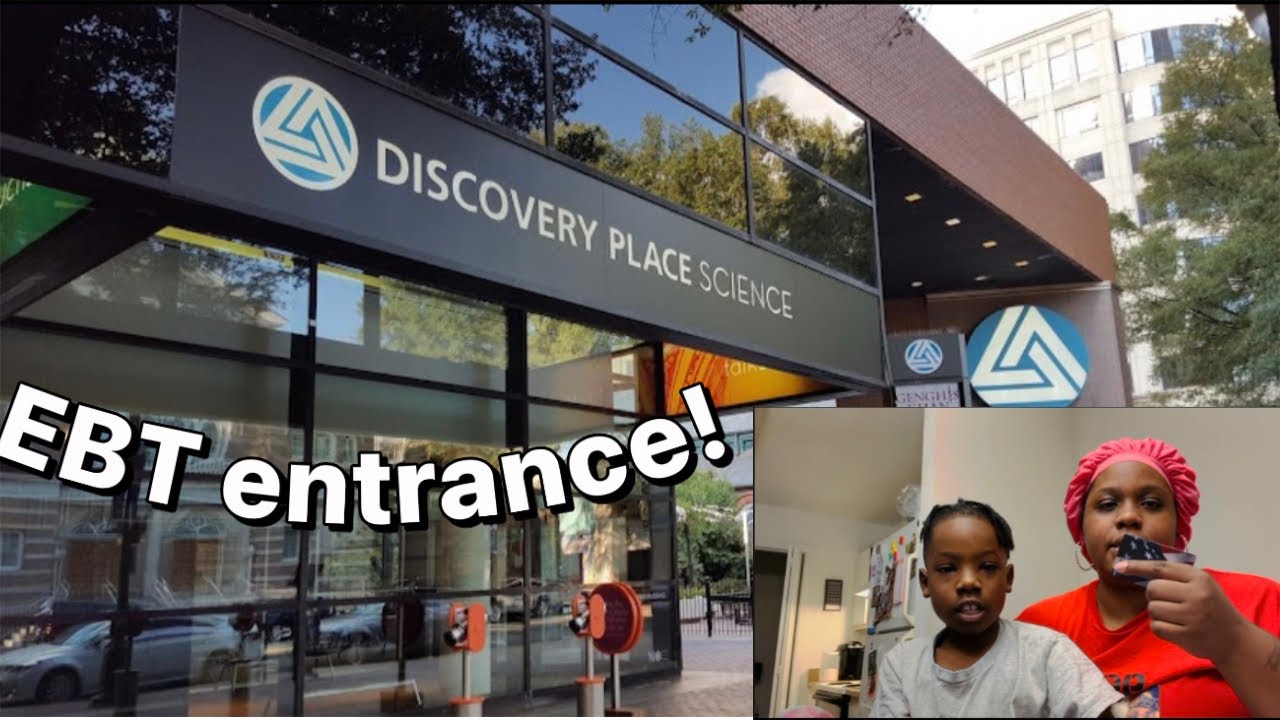 Using my EBT card to get into the kids science museum fun family day