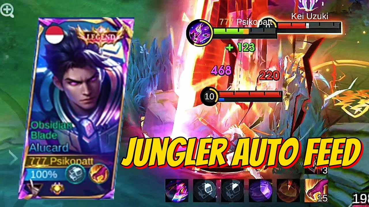 SOLO RANKED SADIS! 😈 ALUCARD BIKIN JUNGLER LAWAN JADI BEBAN TIM!/MLBB