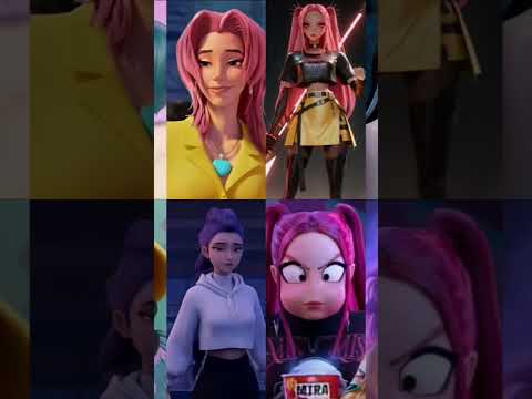 Kpop Demon Hunters Evolution Before and AfterNº115 #zoey #huntrix #kpopdemonhunters #rumi #demon