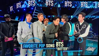 BTS Acceptance Speech AMAs 2021 ( Favorite Pop Song) Part 1
