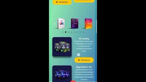 Contoh landing page dibuat menggunakan Smart BioLink