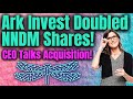 Ark Invest Just Doubled Their NNDM Position! CEO Speaks About Acquisition!