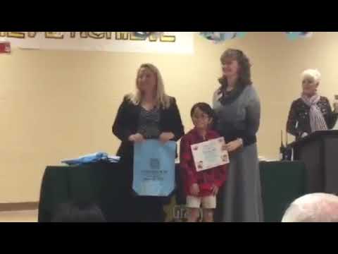 Joshua Alim December Terrific Kid @ Grassy Lake Elementary School 2017