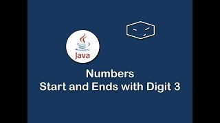 numbers start and end with digit 3 in java
