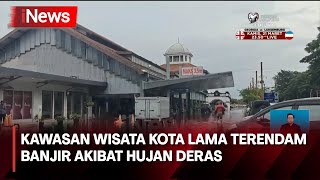 Akibat Hujan Deras, Kawasan Wisata Kota Lama, Semarang, Terendam Banjir - iNews Siang 14/03