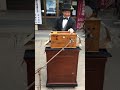 手回しオルガンをレスリースピーカーを繋ぐとカッコイイ!ルパン三世のテーマ